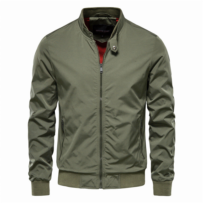 Individual Casual Men's Upperwear Thin Jacket