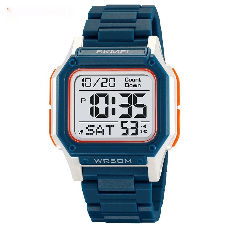 Multifunctional Resin Men's Electronic Watch