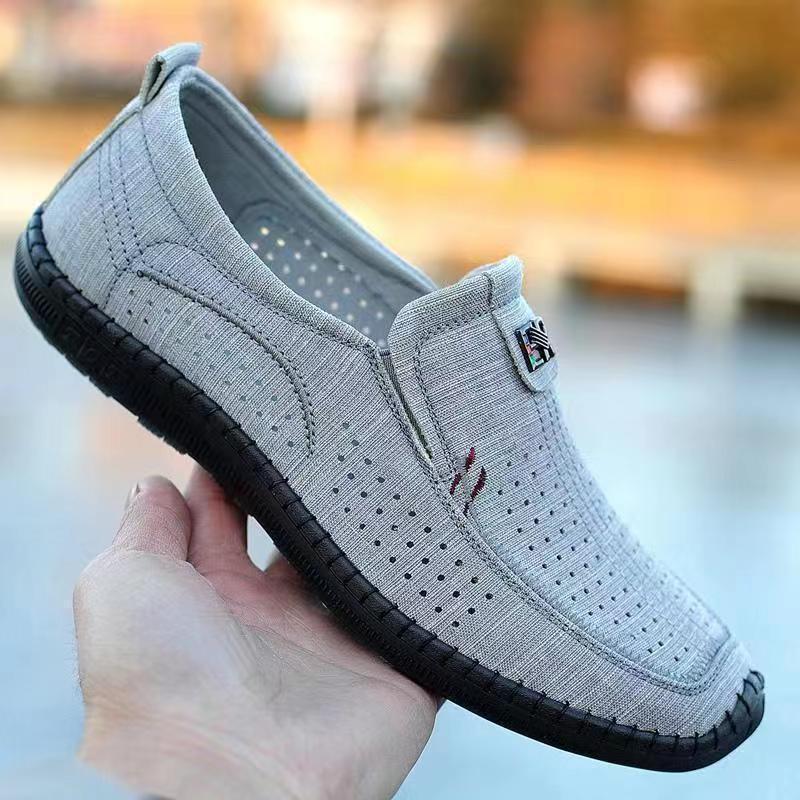 Old Beijing Cloth Shoes Summer Hollow Breathable Casual