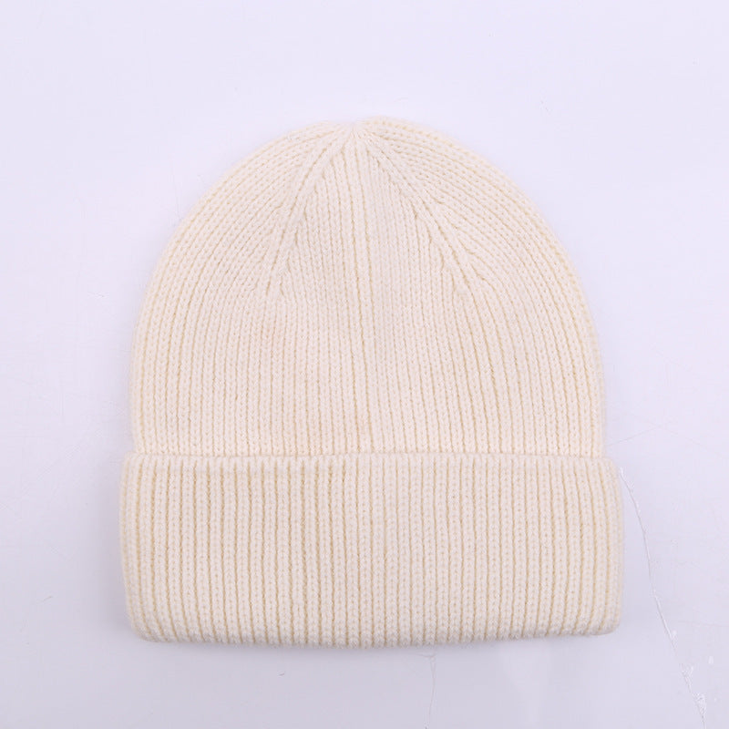 Cashmere wool blend knitted hat