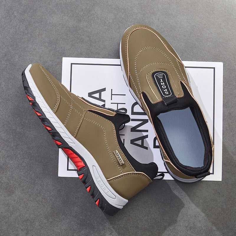 Men's Shoes Autumn And Winter Slip-on Lazy Shoes Non-slip Walking Shoes Soft Bottom Lightweight Sneaker