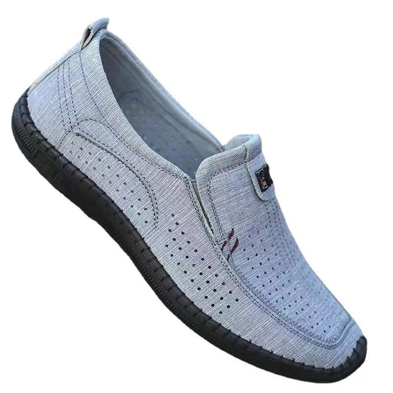 Old Beijing Cloth Shoes Summer Hollow Breathable Casual