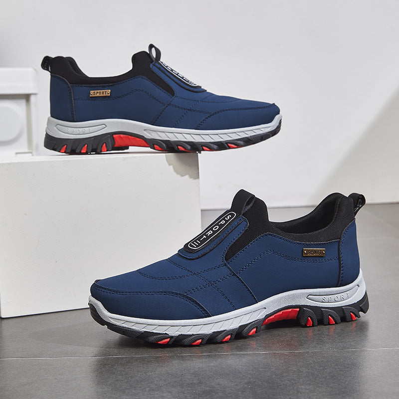 Men's Shoes Autumn And Winter Slip-on Lazy Shoes Non-slip Walking Shoes Soft Bottom Lightweight Sneaker