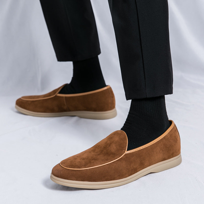 Summer New Men's Versatile Casual Flat Shoes Slip-on