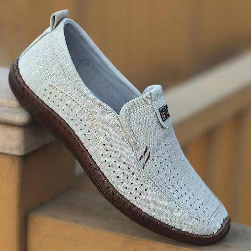 Old Beijing Cloth Shoes Summer Hollow Breathable Casual