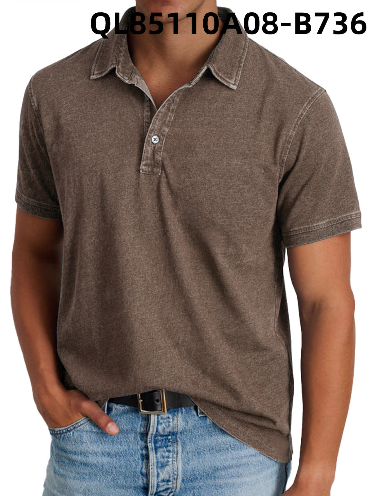 Men's Loose Trendy Short Sleeve Lapel Shirt