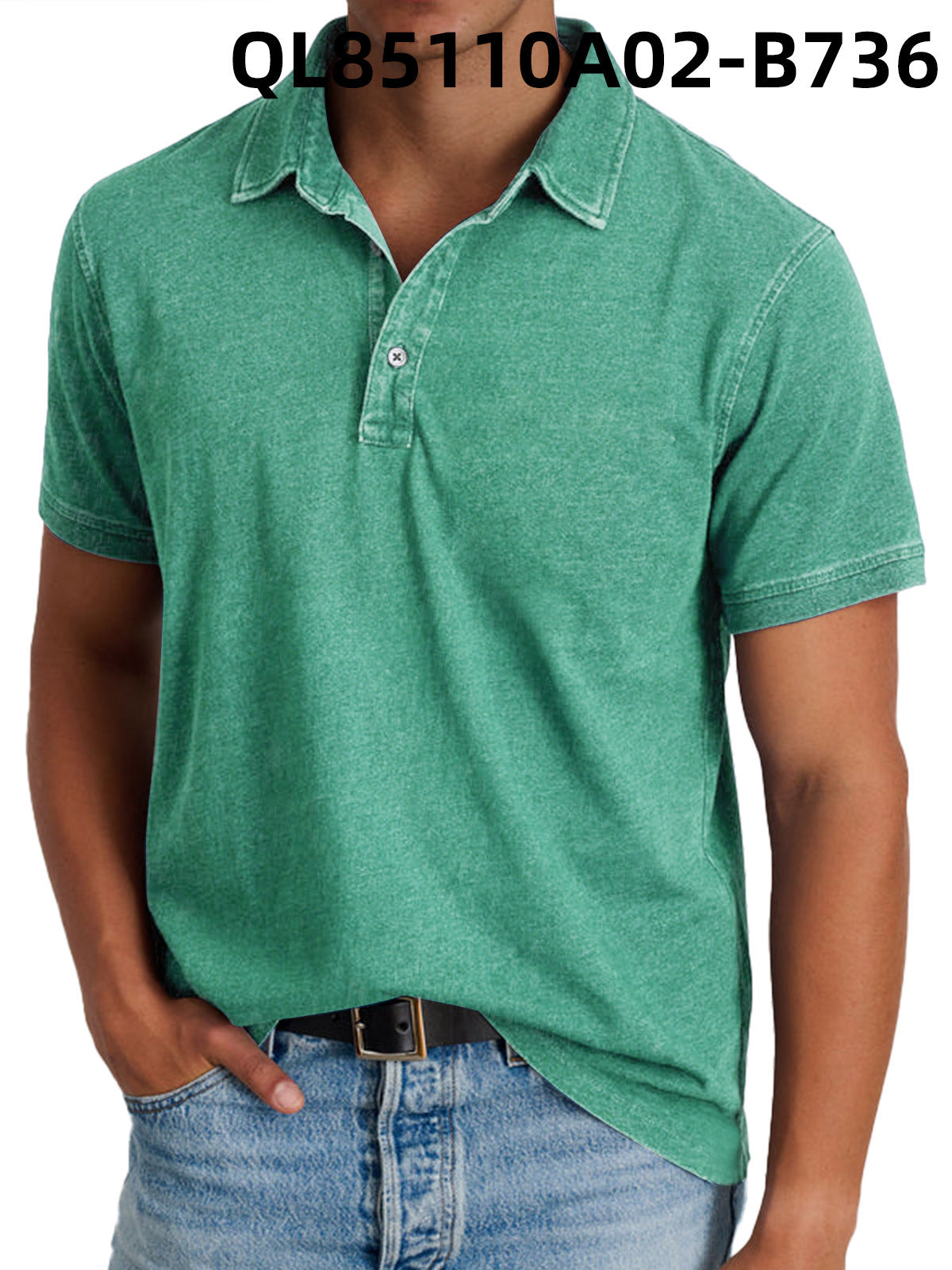 Men's Loose Trendy Short Sleeve Lapel Shirt