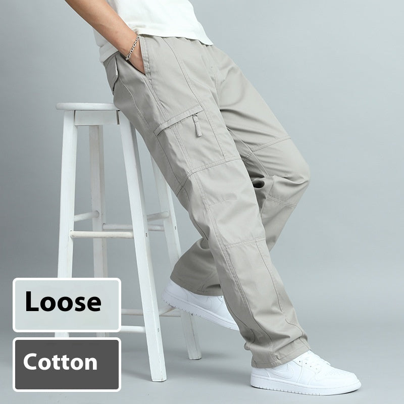 Overalls Men's Pure Cotton Casual Pants