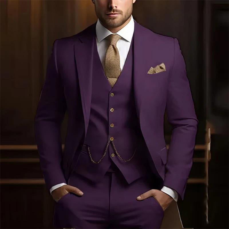 Men's High-grade Gentleman Temperament Slim Suit