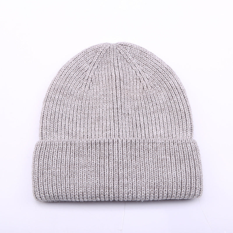 Cashmere wool blend knitted hat