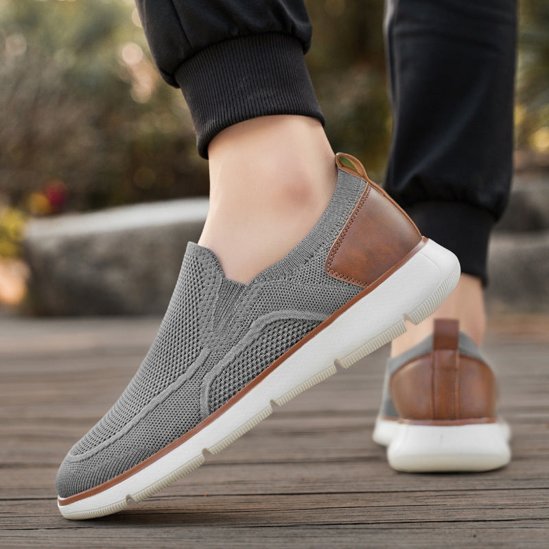 Breathable Fly Woven Mesh Men's Casual Shoes