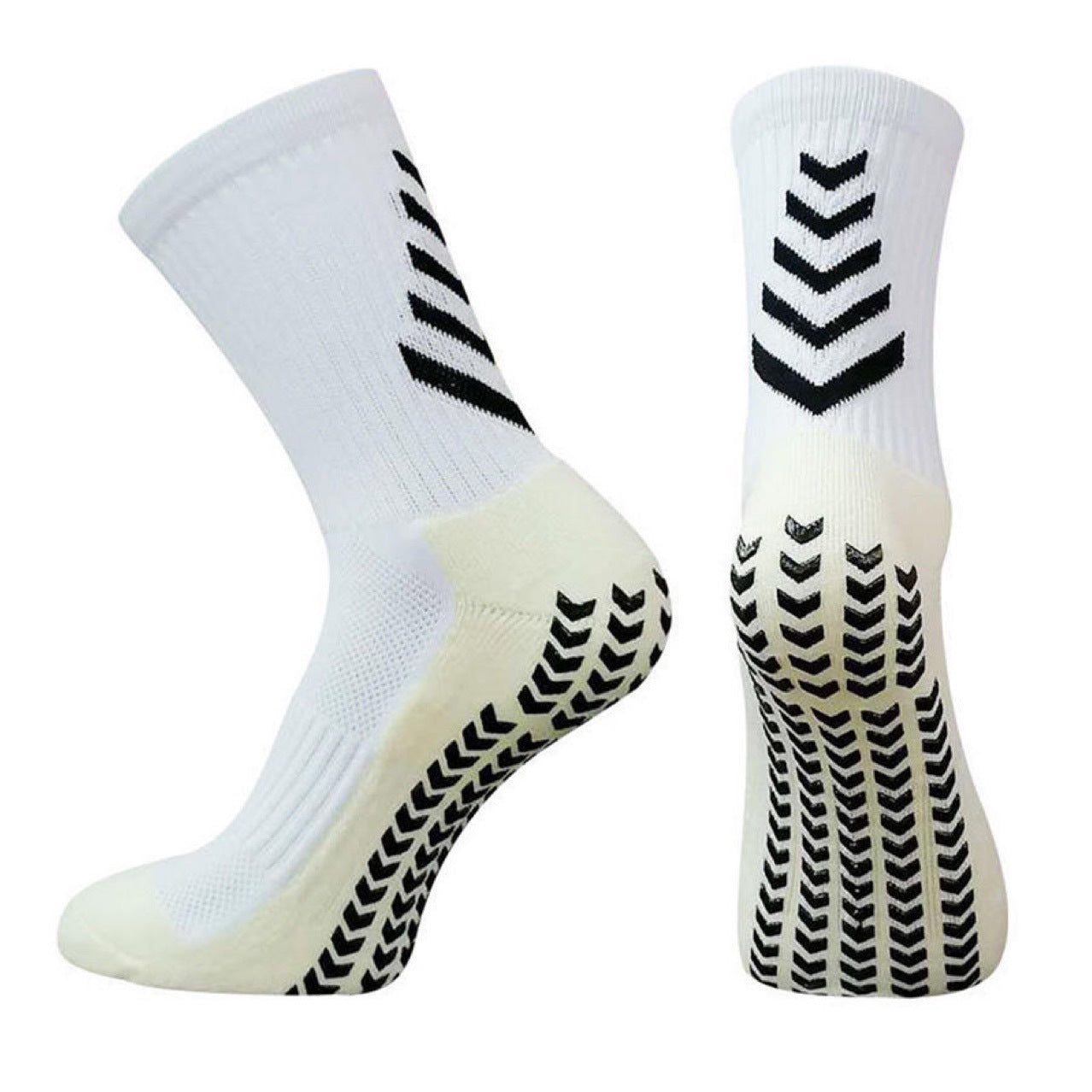 Men's Mid-calf Athletic Socks Socks For Running Non-slip Silicone Thickened