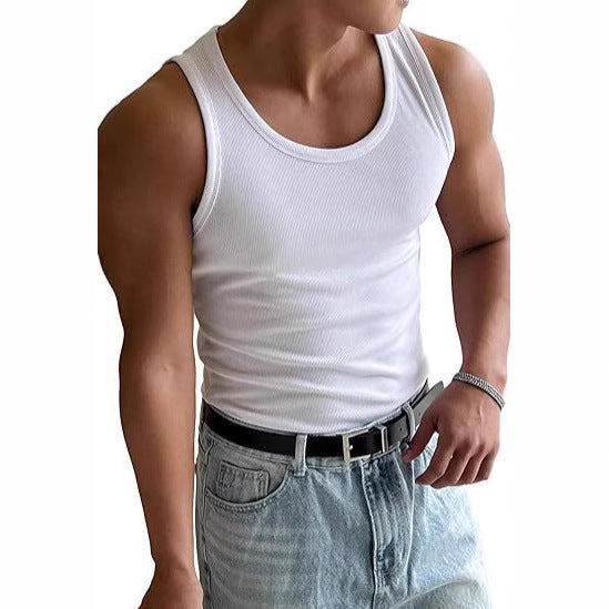 Men's Round Neck Workout Fitness T-shirt