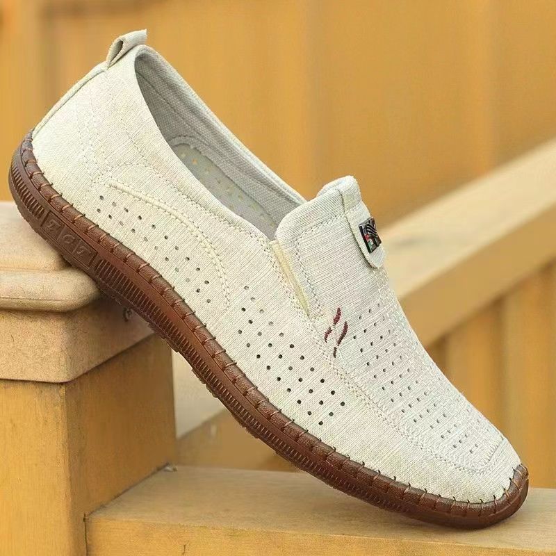 Old Beijing Cloth Shoes Summer Hollow Breathable Casual