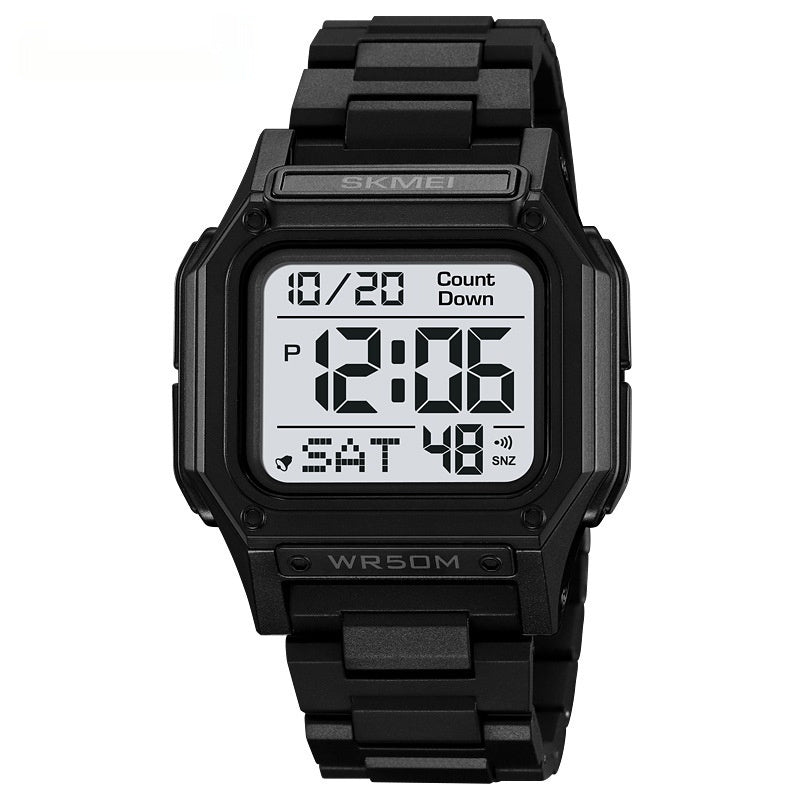 Multifunctional Resin Men's Electronic Watch